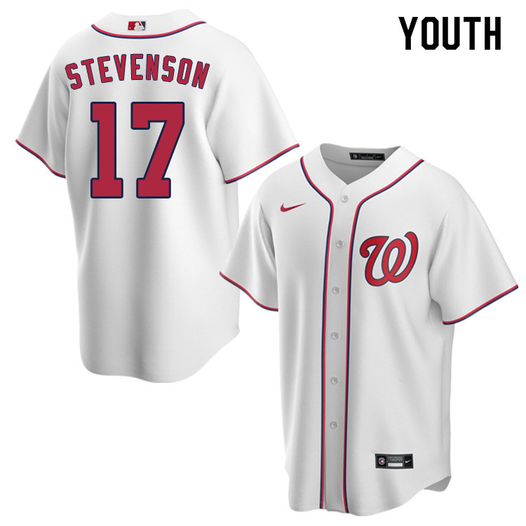 Nike Youth #17 Andrew Stevenson Washington Nationals Baseball Jerseys Sale-White